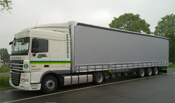 The monitoring and communicating system with GPS support introduced, the first DAF XF